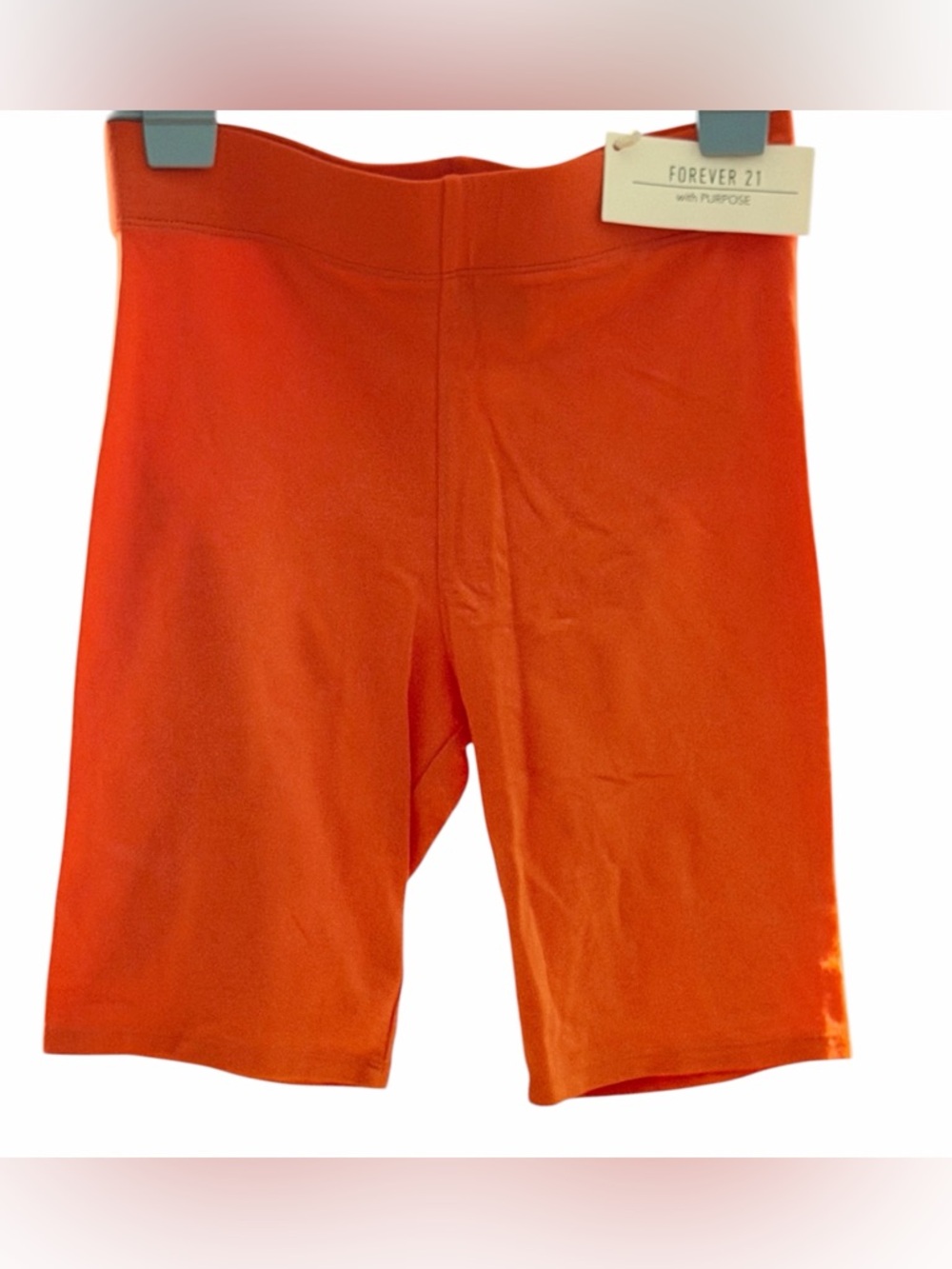 Forever 21 Orange Biker Shorts – Size S (NWT)